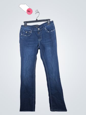Candy Couture Embellished Bootcut Jeans