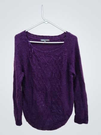 Purple Knit Sweater