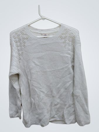 St. John's Bay White Knit Sweater