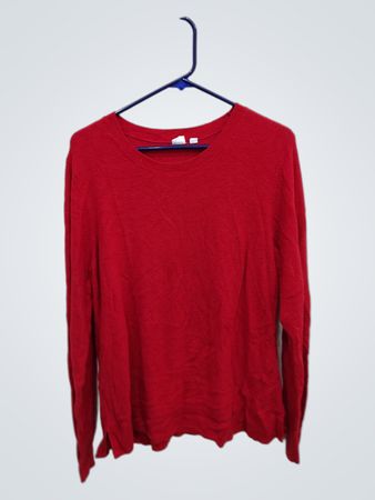 Red Long-Sleeve Sweater