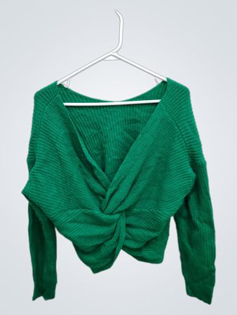 Green Knit Top