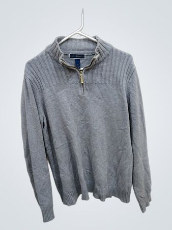 Karen Scott Gray Knit Sweater