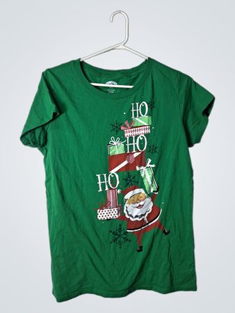 Holiday Time Santa Graphic T-Shirt
