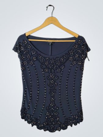 Dressbarn Embellished Top