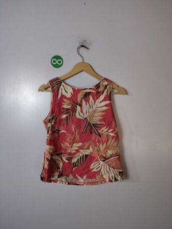 Young Hawaii By Iolani Floral Tank Top XS