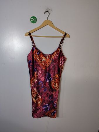Tance Mart Floral Pattern Dress