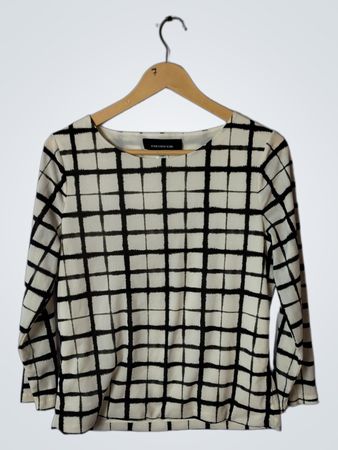 Jones New York Long Sleeve Plaid Shirt