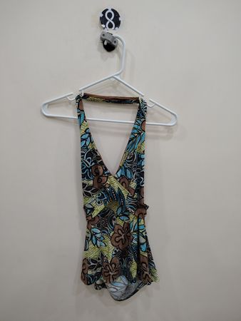 Womens Floral Swimsuit