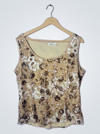 CATO Floral Sleeveless Top