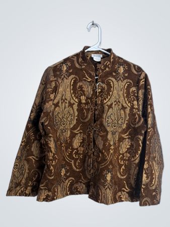 DB Sport Brown Floral Shirt