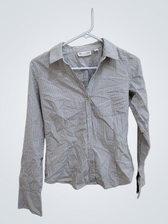 7th Avenue Long Sleeve Striped Shirt