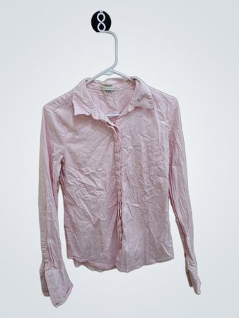 Pink Long-Sleeve Button-Down Shirt