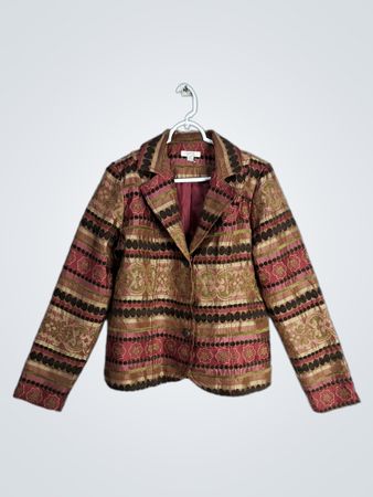 erin by erin london women's patterned blazer