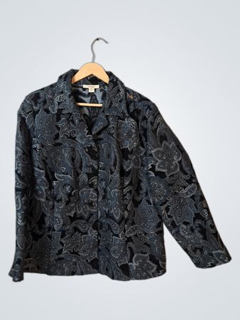 Dressbarn Paisley Print Blazer