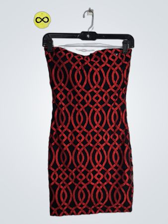 Windsor Strapless Geometric Mini Dress