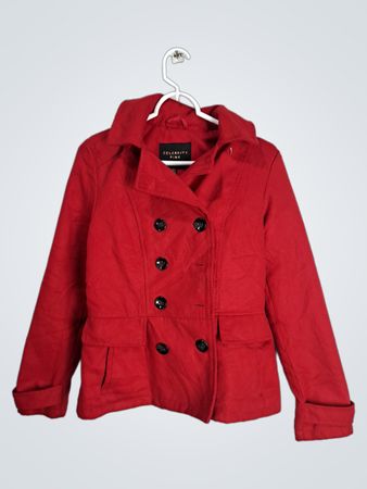 CELEBRITY PINK Red Double Breasted Jacket