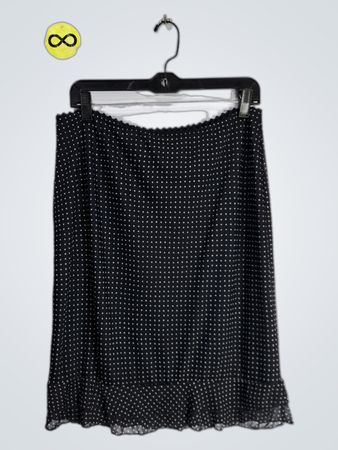Rampage Polka Dot Midi Skirt
