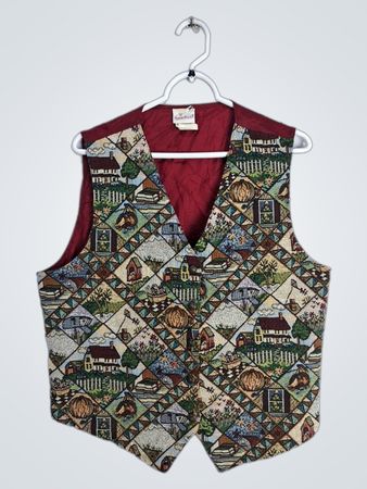 Bobbie Brooks Women's Tapestry Vest
