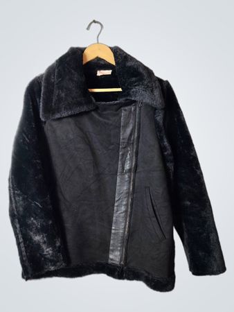 Showpo Black Faux Fur Lined Jacket