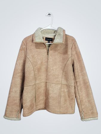 Braetan Women's Suede Sherpa Lined Jacket