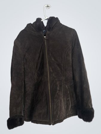 Sonoma Life + Style Suede Hooded Jacket