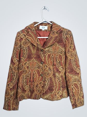 Le Suit Petite Paisley Blazer