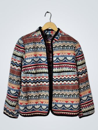 Violet B. Women's Geometric Pattern Jacket