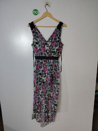 Charlotte Russe Floral Print Midi Dress