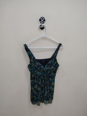 Apt. 9 Women's Sleeveless Geometric Print Blouse