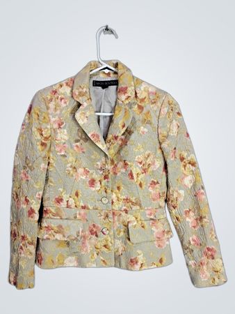 NIPON BOUTIQUE Petite Floral Brocade Blazer