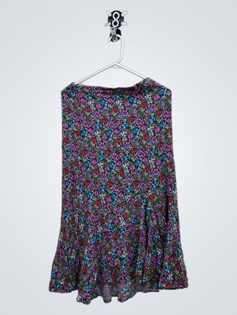 Floral Print Maxi Skirt
