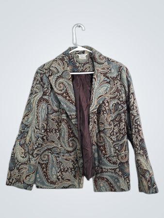 George Women's Plus Paisley Blazer