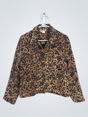 Brooke Coleman Leopard Print Jacket
