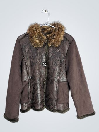 Regent Park Women's Brown Faux Fur Lined Jacket