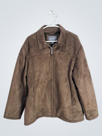 Covington Brown Suede-like Jacket