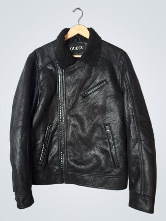 Guess Faux Leather Moto Jacket