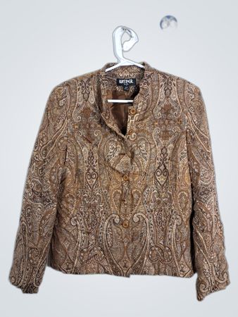Kasper Petite Paisley Print Blazer