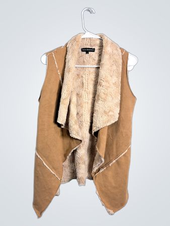 OMEYA.WANSHIDA Women's Faux Fur Lined Vest
