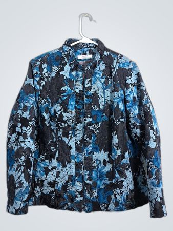 Talbots Petite Floral Print Jacket