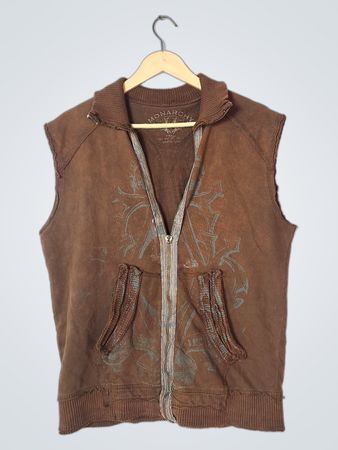 Monarchy Sleeveless Zip-Up Vest