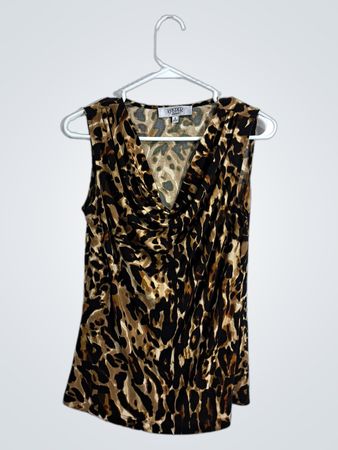Kasper Separates Sleeveless Cowl Neck Top