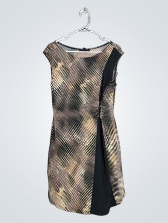 Perceptions New York Women's Size 12 Made in Vietnam Abstract Print Dress