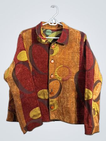 Jacket with Abstract Pattern