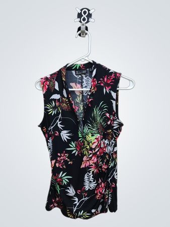 7th Avenue Design Studio New York & Company Floral Sleeveless Top