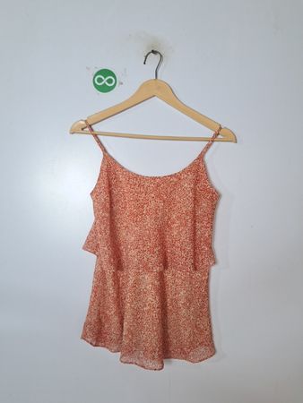 Cabi Floral Tiered Camisole Top