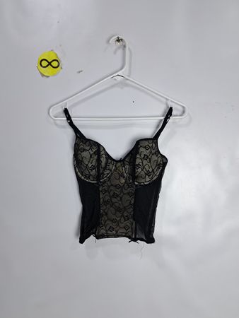 Black lace corset
