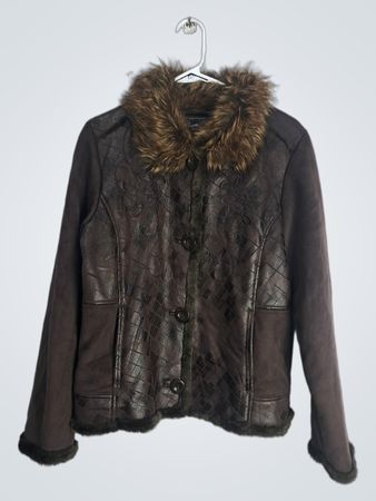 Regent Park Women's Brown Faux Fur Lined Jacket