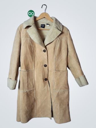 Gap Suede Sherpa Lined Coat