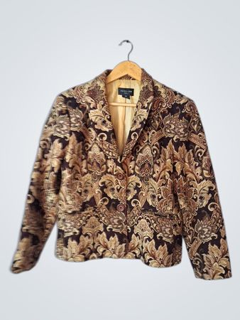 FOCUS 2000 Petite Brocade Blazer