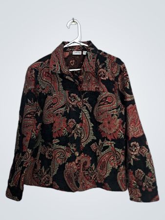 Chico's Paisley Print Jacket